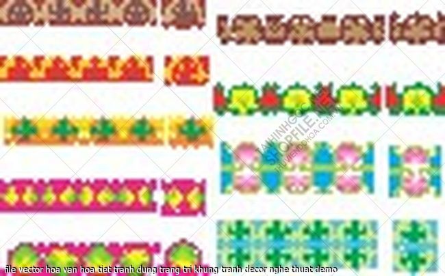 file vector hoa van hoa tiet tranh dung trang tri khung tranh decor nghe thuat 